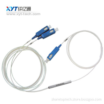 1x2 FTB Coupler three Windows Multi-Mode optic Coupler splitter with SC/UPC connecters